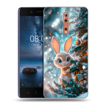 Пластиковый чехол на Nokia 8 с принтом Новый год Пластиковый чехол на Nokia 8 с принтом Новый год