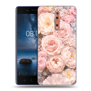 Пластиковый чехол на Nokia 8 с принтом женский Пластиковый чехол на Nokia 8 с принтом женский