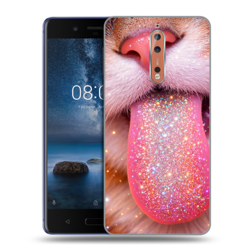Пластиковый чехол на Nokia 8 с принтом для девочек Пластиковый чехол на Nokia 8 с принтом для девочек