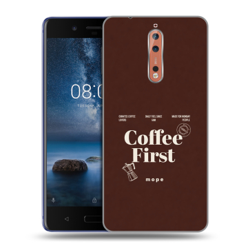 Пластиковый чехол на Nokia 8 с принтом женский Пластиковый чехол на Nokia 8 с принтом женский