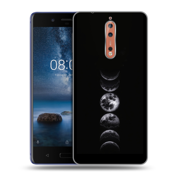 Пластиковый чехол на Nokia 8 с принтом женский Пластиковый чехол на Nokia 8 с принтом женский