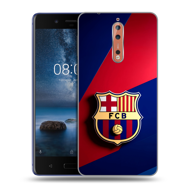 Пластиковый чехол на Nokia 8 с принтом Барселона Barcelona Пластиковый чехол на Nokia 8 с принтом Барселона Barcelona