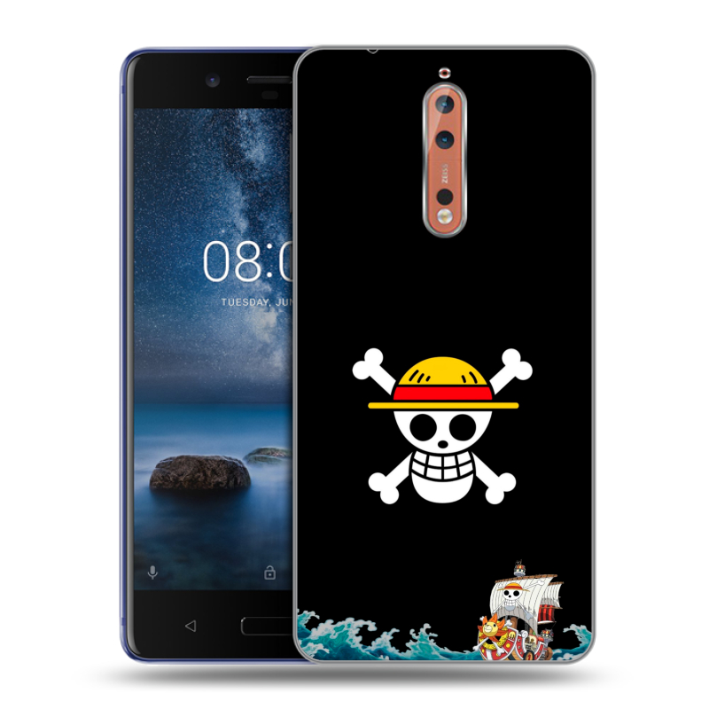 Пластиковый чехол на Nokia 8 с принтом One Piece Ван Пис Пластиковый чехол на Nokia 8 с принтом One Piece Ван Пис