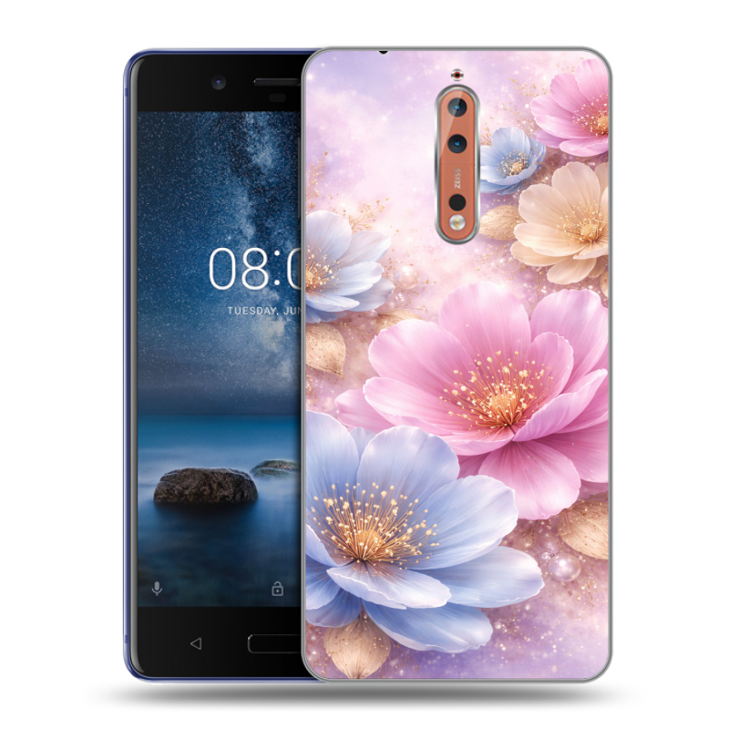 Пластиковый чехол на Nokia 8 с принтом женский Пластиковый чехол на Nokia 8 с принтом женский