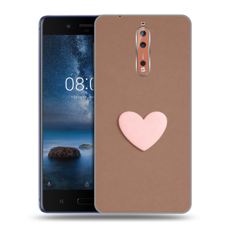 Пластиковый чехол на Nokia 8 с принтом женский Пластиковый чехол на Nokia 8 с принтом женский