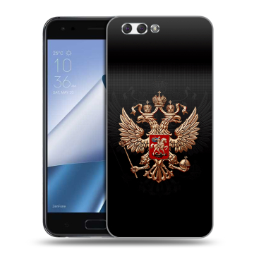 Силиконовый чехол на ASUS ZenFone 4 ZE554KL с принтом Герб России