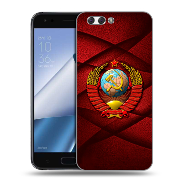 Силиконовый чехол на ASUS ZenFone 4 ZE554KL с принтом Герб СССР Силиконовый чехол на ASUS ZenFone 4 ZE554KL с принтом Герб СССР