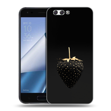 Силиконовый чехол на ASUS ZenFone 4 ZE554KL с принтом Черная клубника Силиконовый чехол на ASUS ZenFone 4 ZE554KL с принтом Черная клубника