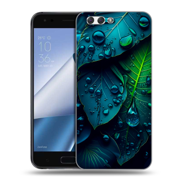 Силиконовый чехол на ASUS ZenFone 4 ZE554KL с принтом Листья