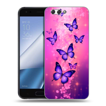 Силиконовый чехол на ASUS ZenFone 4 ZE554KL с принтом Бабочки