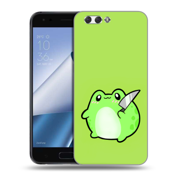 Силиконовый чехол на ASUS ZenFone 4 ZE554KL с принтом Лягушенок