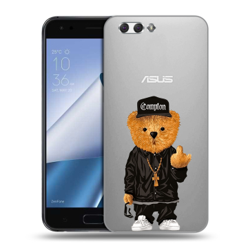 Силиконовый чехол на ASUS ZenFone 4 ZE554KL с принтом Мишка