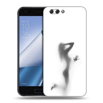 Силиконовый чехол на ASUS ZenFone 4 ZE554KL с принтом Силуэт