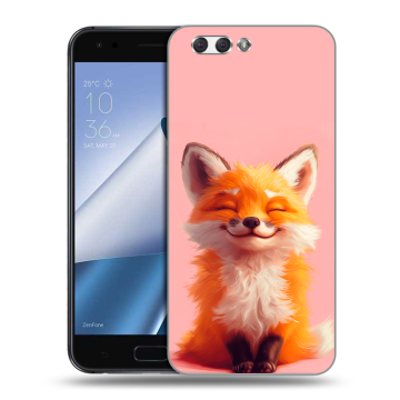 Силиконовый чехол на ASUS ZenFone 4 ZE554KL с принтом милая лиса