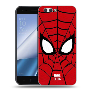 Силиконовый чехол на ASUS ZenFone 4 ZE554KL с принтом человек паук spiderman Силиконовый чехол на ASUS ZenFone 4 ZE554KL с принтом человек паук spiderman