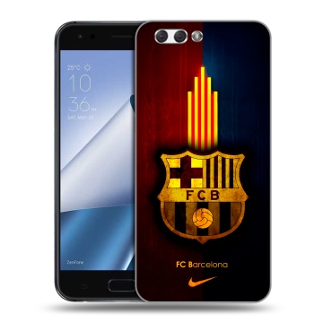 Силиконовый чехол на ASUS ZenFone 4 ZE554KL с принтом Барселона Barcelona
