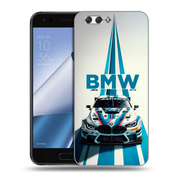 Силиконовый чехол на ASUS ZenFone 4 ZE554KL с принтом БМВ BMW