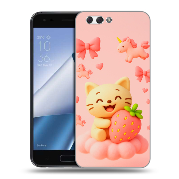 Силиконовый чехол на ASUS ZenFone 4 ZE554KL с принтом для девочек