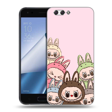 Силиконовый чехол на ASUS ZenFone 4 ZE554KL с принтом Лабубу