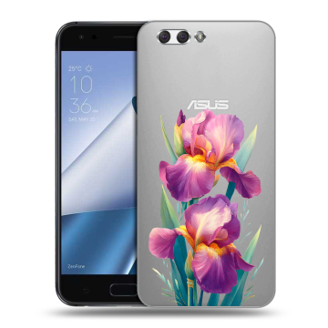 Силиконовый чехол на ASUS ZenFone 4 ZE554KL с принтом Цветы орхидеи