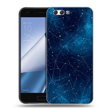 Силиконовый чехол на ASUS ZenFone 4 ZE554KL с принтом Космос звезды