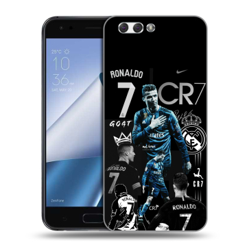 Силиконовый чехол на ASUS ZenFone 4 ZE554KL с принтом Реал Роналдо