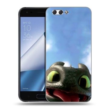 Силиконовый чехол на ASUS ZenFone 4 ZE554KL с принтом Как приручить дракона