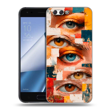 Силиконовый чехол на ASUS ZenFone 4 ZE554KL с принтом Модный принт