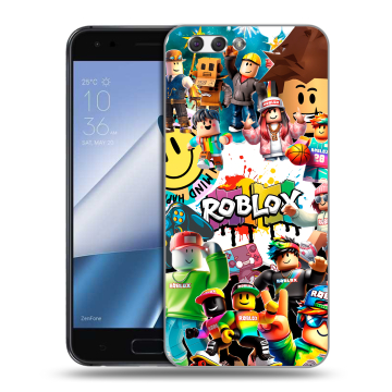 Силиконовый чехол на ASUS ZenFone 4 ZE554KL с принтом Roblox Роблокс Силиконовый чехол на ASUS ZenFone 4 ZE554KL с принтом Roblox Роблокс