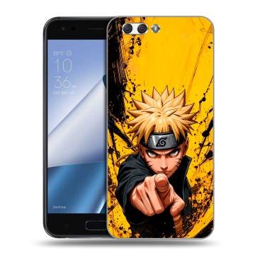 Силиконовый чехол на ASUS ZenFone 4 ZE554KL с принтом Naruto Наруто