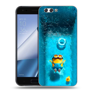 Силиконовый чехол на ASUS ZenFone 4 ZE554KL с принтом Миньоны Силиконовый чехол на ASUS ZenFone 4 ZE554KL с принтом Миньоны