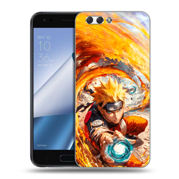 Силиконовый чехол на ASUS ZenFone 4 ZE554KL с принтом Аниме Наруто Naruto