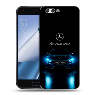 Силиконовый чехол на ASUS ZenFone 4 ZE554KL с принтом Mercedes Мерседес