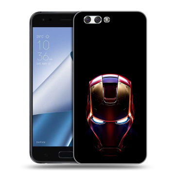 Силиконовый чехол на ASUS ZenFone 4 ZE554KL с принтом IronMan Железный человек