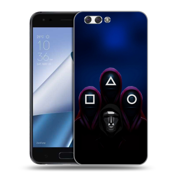 Силиконовый чехол на ASUS ZenFone 4 ZE554KL с принтом Игра Кальмара