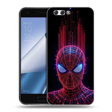Силиконовый чехол на ASUS ZenFone 4 ZE554KL с принтом Spiderman Человек паук