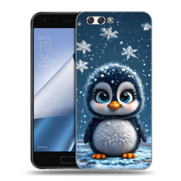 Силиконовый чехол на ASUS ZenFone 4 ZE554KL с принтом Новый год