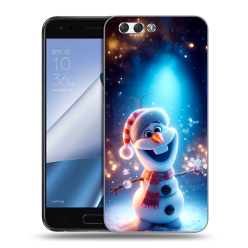 Силиконовый чехол на ASUS ZenFone 4 ZE554KL с принтом Новый год