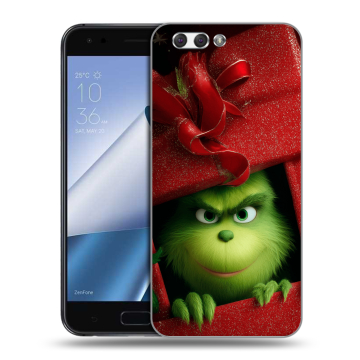 Силиконовый чехол на ASUS ZenFone 4 ZE554KL с принтом Новый год