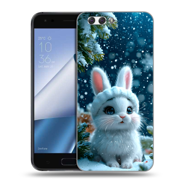 Силиконовый чехол на ASUS ZenFone 4 ZE554KL с принтом Новый год