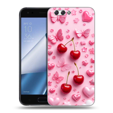 Силиконовый чехол на ASUS ZenFone 4 ZE554KL с принтом для девочек