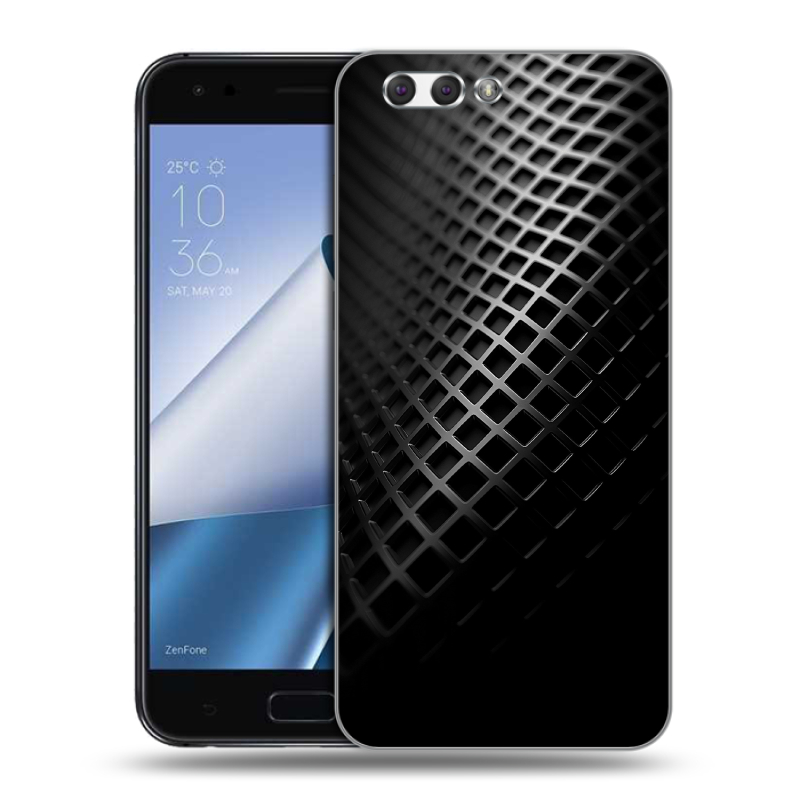 Пластиковый чехол на ASUS ZenFone 4 ZE554KL с принтом Текстура металла Пластиковый чехол на ASUS ZenFone 4 ZE554KL с принтом Текстура металла