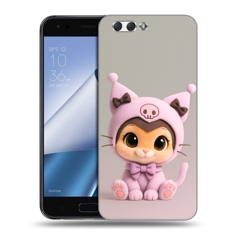 Пластиковый чехол на ASUS ZenFone 4 ZE554KL с принтом Куроми Kuromi Пластиковый чехол на ASUS ZenFone 4 ZE554KL с принтом Куроми Kuromi