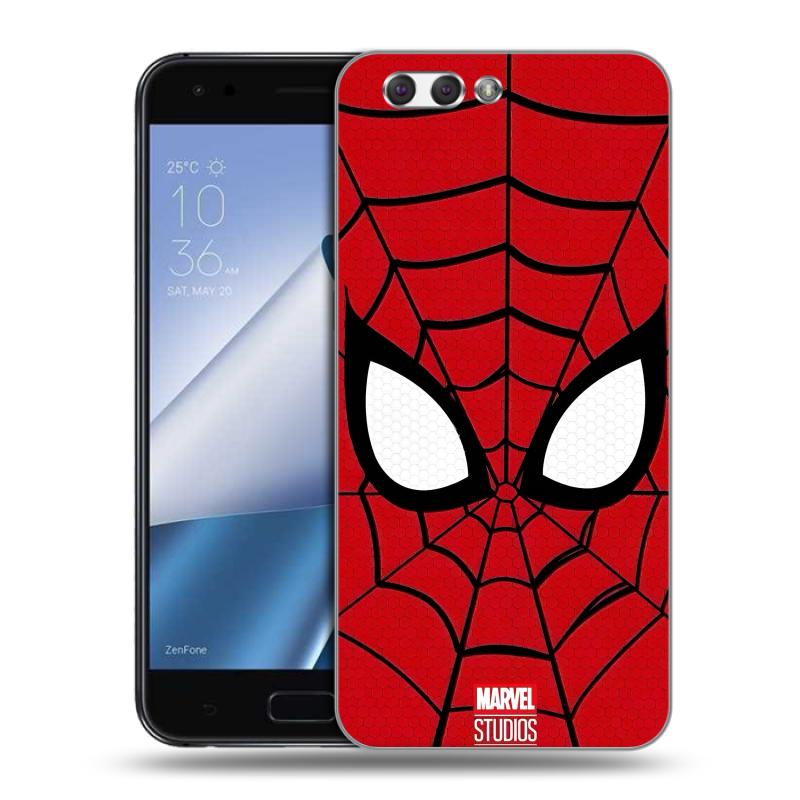 Пластиковый чехол на ASUS ZenFone 4 ZE554KL с принтом человек паук spiderman Пластиковый чехол на ASUS ZenFone 4 ZE554KL с принтом человек паук spiderman
