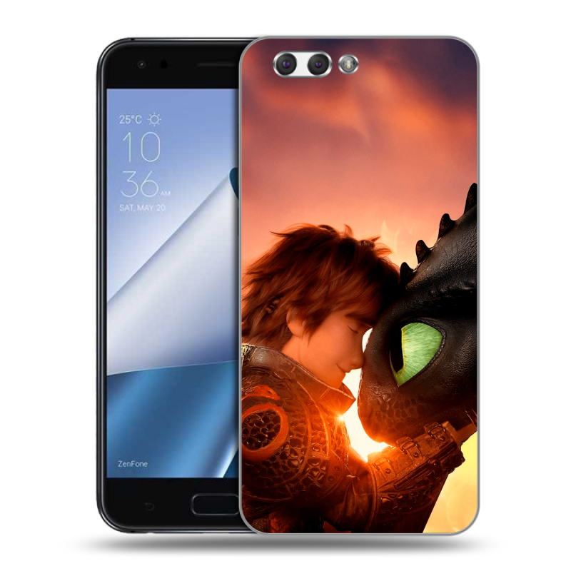 Пластиковый чехол на ASUS ZenFone 4 ZE554KL с принтом Как приручить дракона Пластиковый чехол на ASUS ZenFone 4 ZE554KL с принтом Как приручить дракона