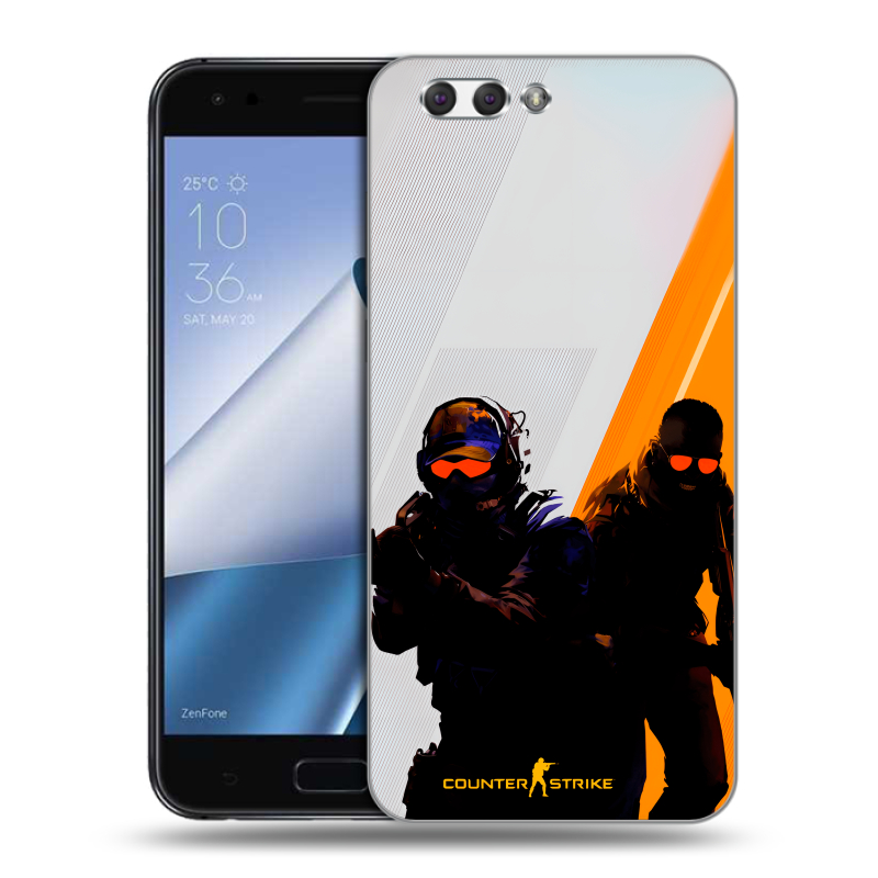 Пластиковый чехол на ASUS ZenFone 4 ZE554KL с принтом Контер страйк Counter strike Пластиковый чехол на ASUS ZenFone 4 ZE554KL с принтом Контер страйк Counter strike