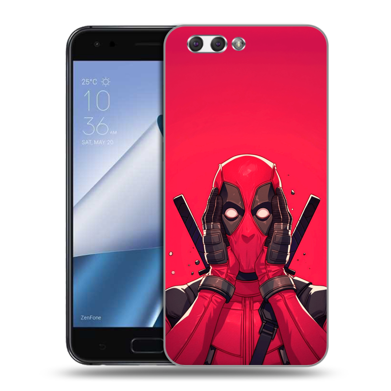 Силиконовый чехол на ASUS ZenFone 4 ZE554KL с принтом Дедпул Deadpool Силиконовый чехол на ASUS ZenFone 4 ZE554KL с принтом Дедпул Deadpool