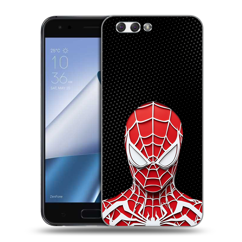 Пластиковый чехол на ASUS ZenFone 4 ZE554KL с принтом человек паук spiderman Пластиковый чехол на ASUS ZenFone 4 ZE554KL с принтом человек паук spiderman