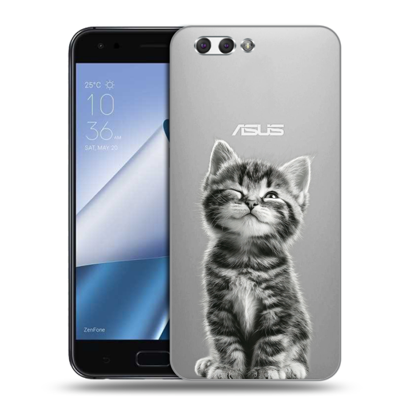 Силиконовый чехол на ASUS ZenFone 4 ZE554KL с принтом Котенок Силиконовый чехол на ASUS ZenFone 4 ZE554KL с принтом Котенок