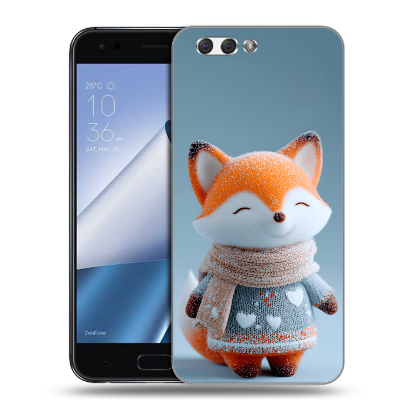 Пластиковый чехол на ASUS ZenFone 4 ZE554KL с принтом Лиса Пластиковый чехол на ASUS ZenFone 4 ZE554KL с принтом Лиса